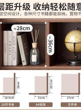 头柜书柜一体桃色格胡子柜合自由组床REQ卧室夹缝床边靠墙收纳储