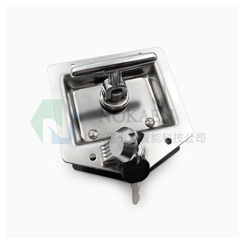 不锈钢面锁机罩锁SG-865带防尘盖埋入式面板生久板MS-86锁5