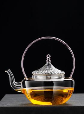 202新款围炉煮茶29654壶高端大量玻5璃壶高温电陶炉容烧水壶耐泡