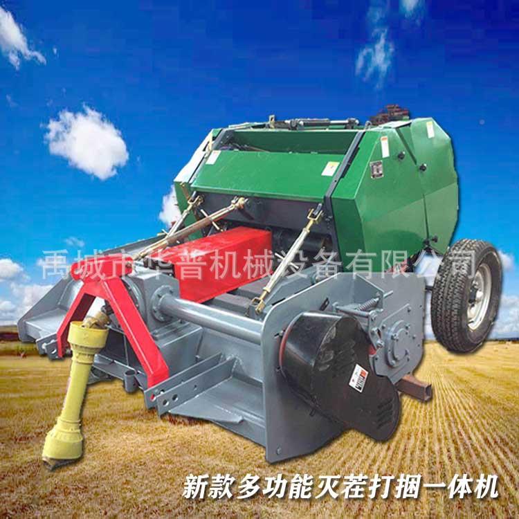 灭茬打捆机收割AHL打捆一体机捡麦小秸秆拾打捆机粉碎打捆机