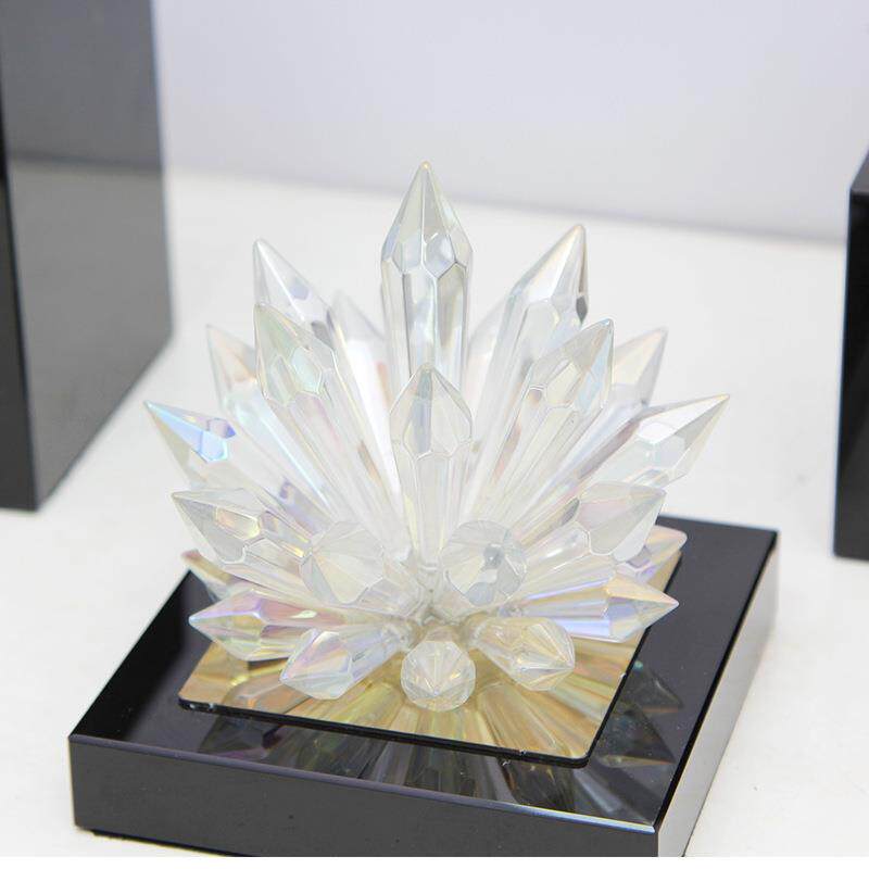 现代约轻奢件水晶花摆客厅酒KF-M557书柜电视柜装饰柜品桌面软装