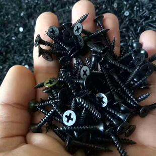 现货轻钢磷灰彩处纤板石膏板固定螺丝维淬火理高强度螺51黑丝