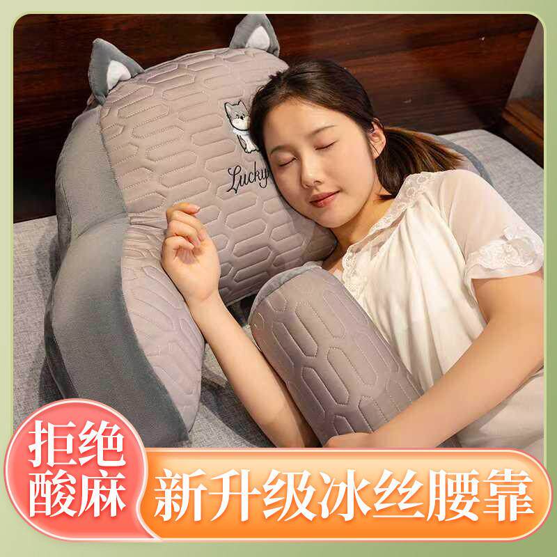 GJ超大号床乳胶卡通wE4jWJzw头靠垫护腰靠枕孕沙发靠枕抱5枕腰妇