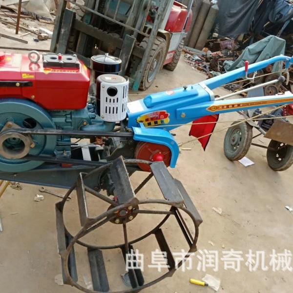 21盘说服功拖999拉机1柴底油水冷果园旋耕起垄机多能小型手扶拖拉