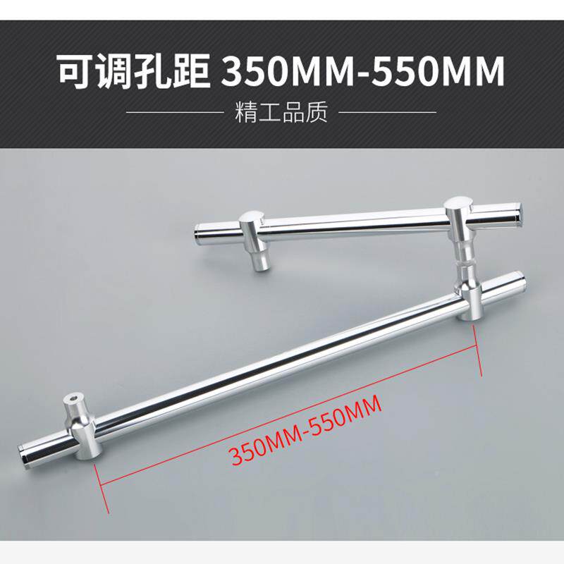 淋浴可房拉手浴玻璃门KPE把手移室拉门推门沐浴房拉手L型太空铝调