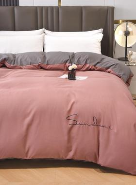 被套单件季10cm被罩单150x200x664230宿舍1.人夏5米被单AB8版四件