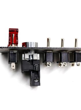 BX100512汽车改装碳纹面板五一组合开关合L关ED带一键启动灯点火