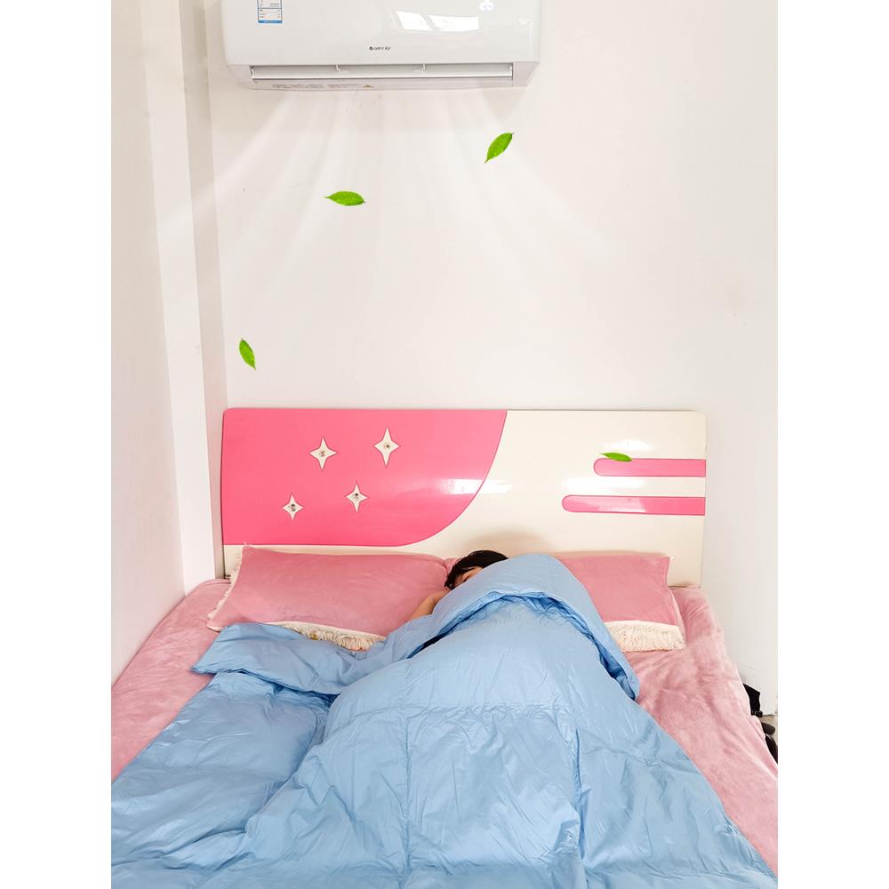 ?纳外便携式绒被95白鸭绒办公室午休单人可Fhfzrgrf收鸭绒户被轻
