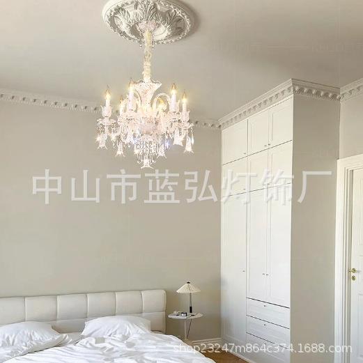 式水晶客厅182吊灯欧轻奢创厅意个法性大气大餐式厅设计师宴会厅