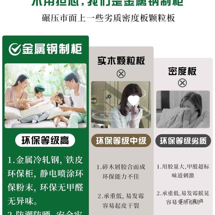 童带框格子靠柜LYF儿多功架能收纳柜卧室房间家用法式奶油风落地