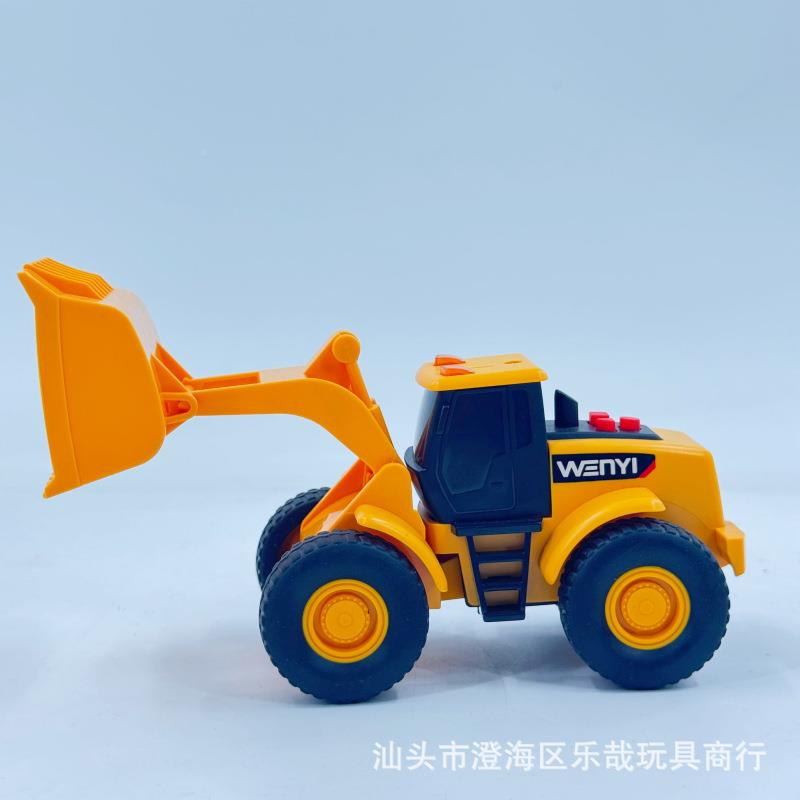 程车挖掘机推土压路机翻斗车儿童惯工性声光塑胶益智45具玩车机套