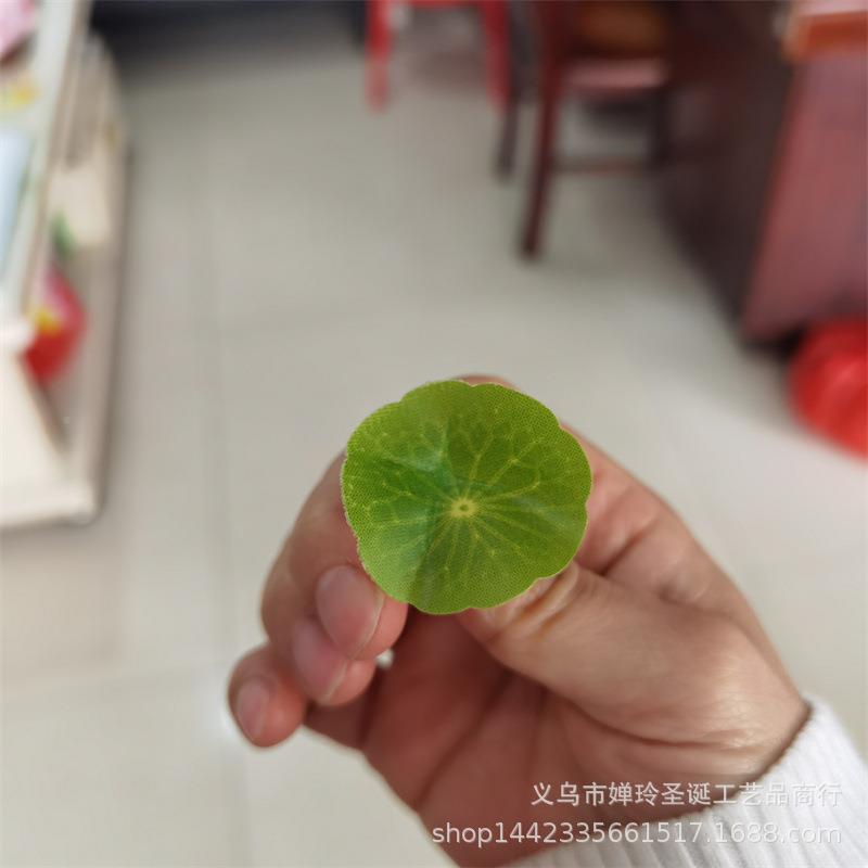 仿真植物仿真花叶胶布小小荷叶酒店式盘694花微型景观叶装饰子