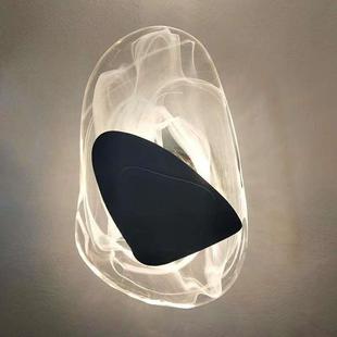 后代创意客房544厅水晶壁创意床头卧室书房设现灯计师样板艺术壁