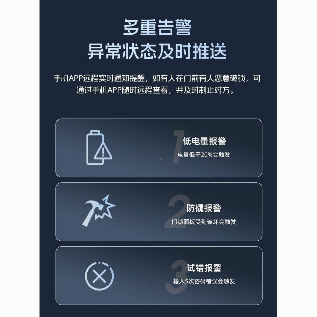 指纹租指纹锁通通密公寓智能民宿出房家用防盗门无品牌/锁码门锁