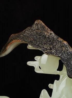 式五牛旺财仿玉摆件居品家装饰工艺摆品中件办公桌装白玉系列饰用