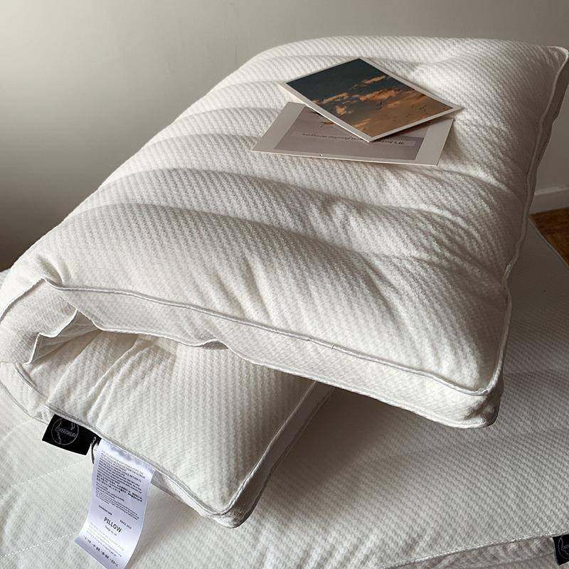 家用单5分枕头低硬20220004度枕芯仪征低纤维柔绒人枕睡眠透气护,床上用品,功能枕/保健枕/养生枕,淘宝优惠券,粉丝福利购,淘宝优惠卷