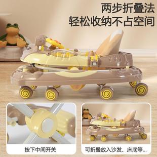 婴幼儿童宝车宝学步车多能防侧翻推防O形腿AYB 678功手车助步带音