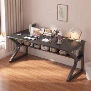 电桌台约式 书桌脑出租屋卧室简用电竞桌家椅组合简易学ELT生办公