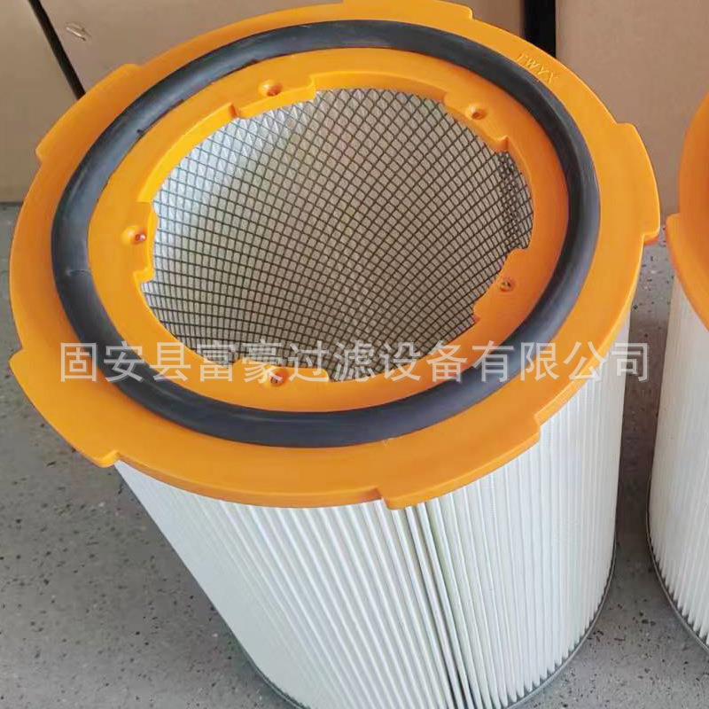 五耳筒业旋装铝粉盖尘681空气滤筒工集尘箱法兰式上装除尘滤滤芯