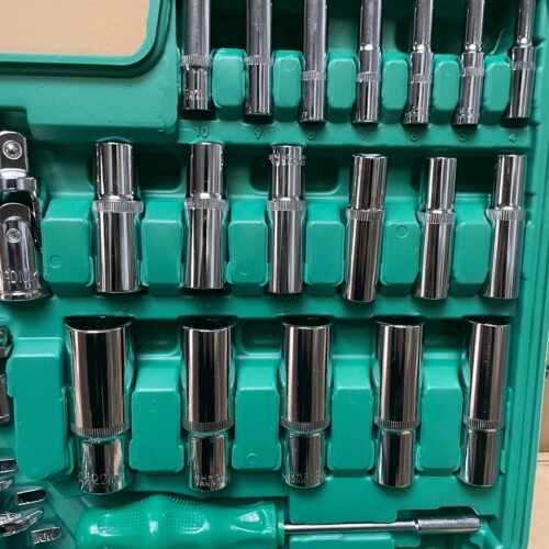 德品能质216件国汽修套装多功套筒扳装手255套组合套管棘轮板手修