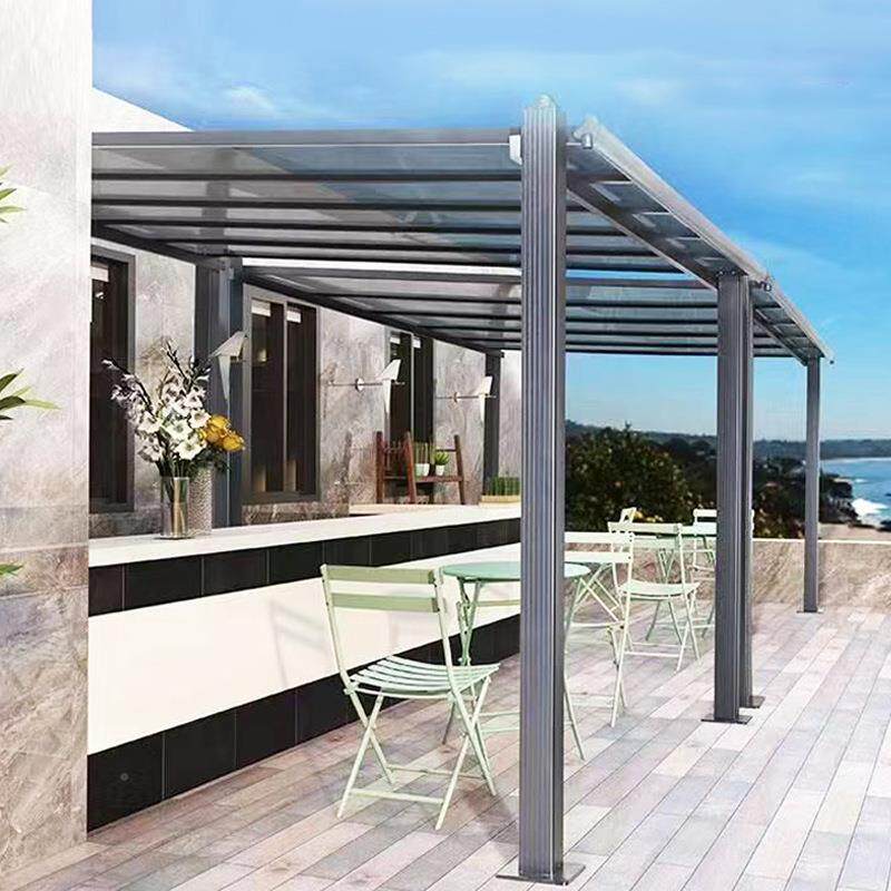 阳大通大通透阳透铝合金阳防台雨遮房棚屋檐家用别墅耐力板阳光露