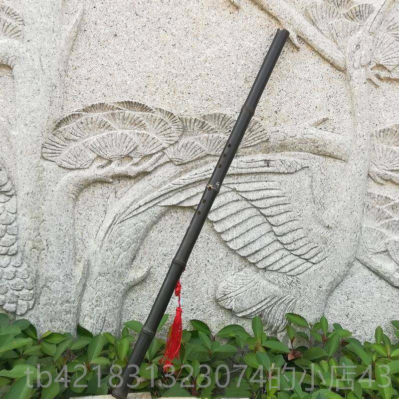 高档紫云竹G木工艺天然竹紫孔初学单节素款洞箫乐器F调六孔八短萧