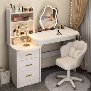 TUN新款 梳妆体加厚化妆台桌化收纳柜一卧室小户型简易妆台出租屋