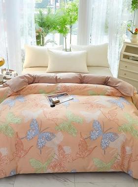 新款加全棉单磨毛被套单双人秋厚套57517冬季纯棉被罩多规格被床