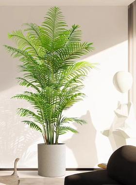仿真绿散葵假物客30679厅轻奢装饰树室尾内大型植盆栽落地摆件植
