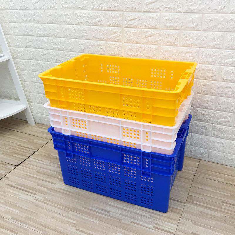 加厚塑料筐长形镂空周转方筐水果收洗5527蔬菜厨碗房沥水纳框脏衣