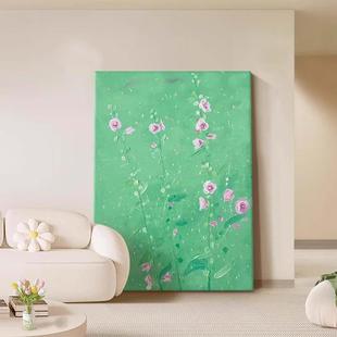玉楼春花玄关民挂画H0411160奶油风森系发客厅沙装饰画意绿盎然艺