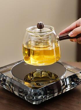 轻奢水晶电高F9869S68陶温炉煮耐茶器2025新款玻璃茶具煮茶壶烧水
