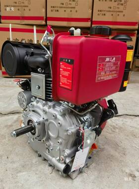 单缸风冷柴割油油机9KW切机动力178FA186A192微FKZM耕机船挂机柴