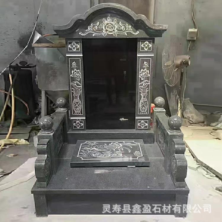 州青墓碑陵园公墓碑刻914字山西墓黑理大石碑滨天然