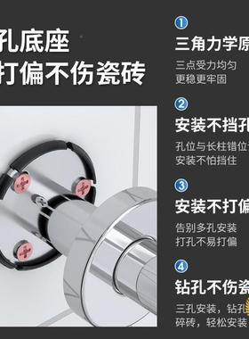 ?残疾人扶手3上04锈钢残疾人扶卫生不间浴室厕碍所防滑把手U型翻