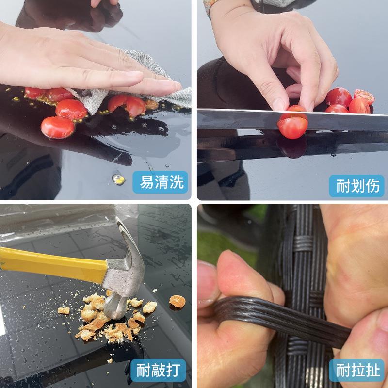 户外家具庭院藤台别阳墅藤椅花园休闲天台防水防晒编83169收桌纳