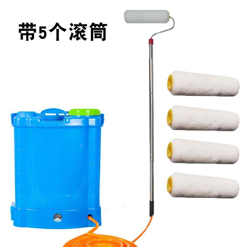乳胶漆漆72筒滚刷动滚涂机刷墙油涂料电工具涂刷基膜滚筒伸缩杆