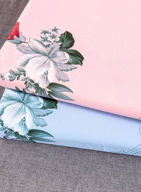 上海老式传统JMLP3581床单棉全国民印花加厚老粗布斜纯棉亲肤单纹