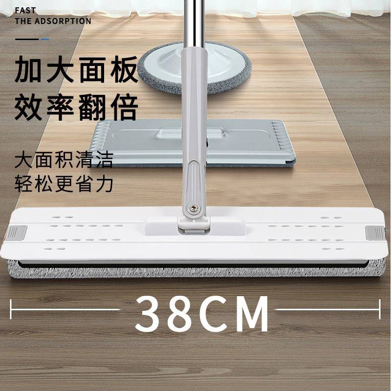 新款拖把桶拖布家用拖木389地砖平板板拖把地免手洗瓷懒人拖把