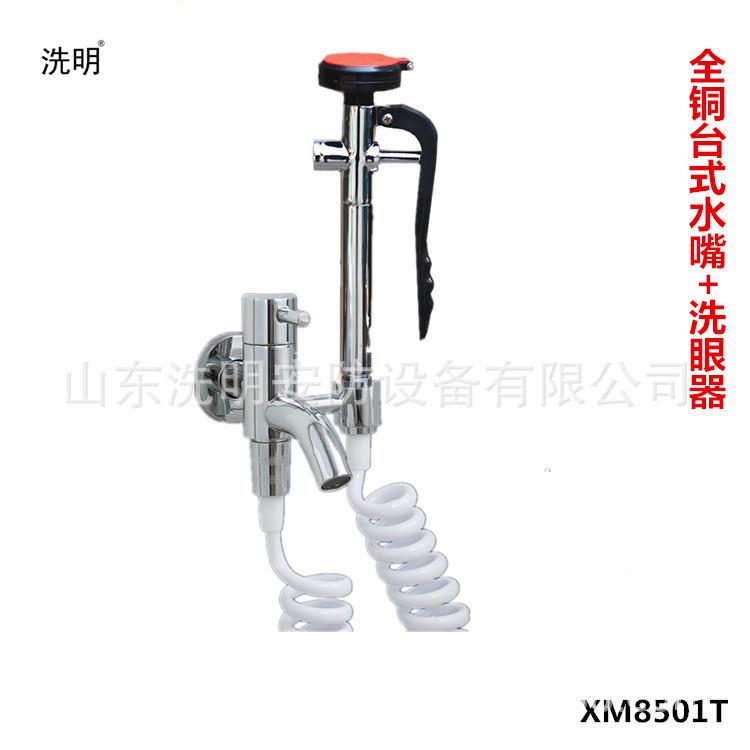 洗明验口厂洗眼器单冷水嘴式洗眼器BQN全铜单台式水嘴+冷单洗眼器