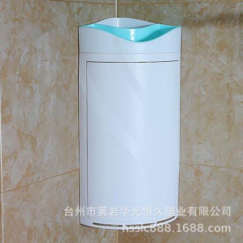 卫生间旋转物架所免打孔挂置壁HG浴台室三脚架厕墙角洗手防水收纳