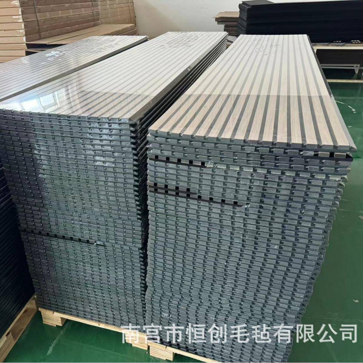 聚纤酯燃维317木条格栅吸板实木格栅凹凸形环音保阻装饰板图片