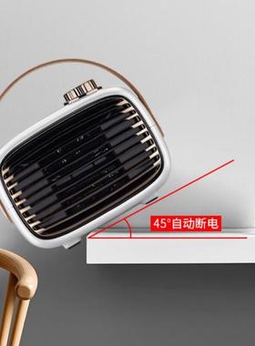 家台式12422小型暖电取暖器办室桌面迷你公风机石用墨烯实用便携