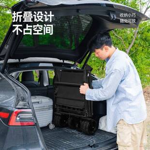 露营车户摆外可折叠推厂家直供车超大营地车手野餐车推摊小车拖车