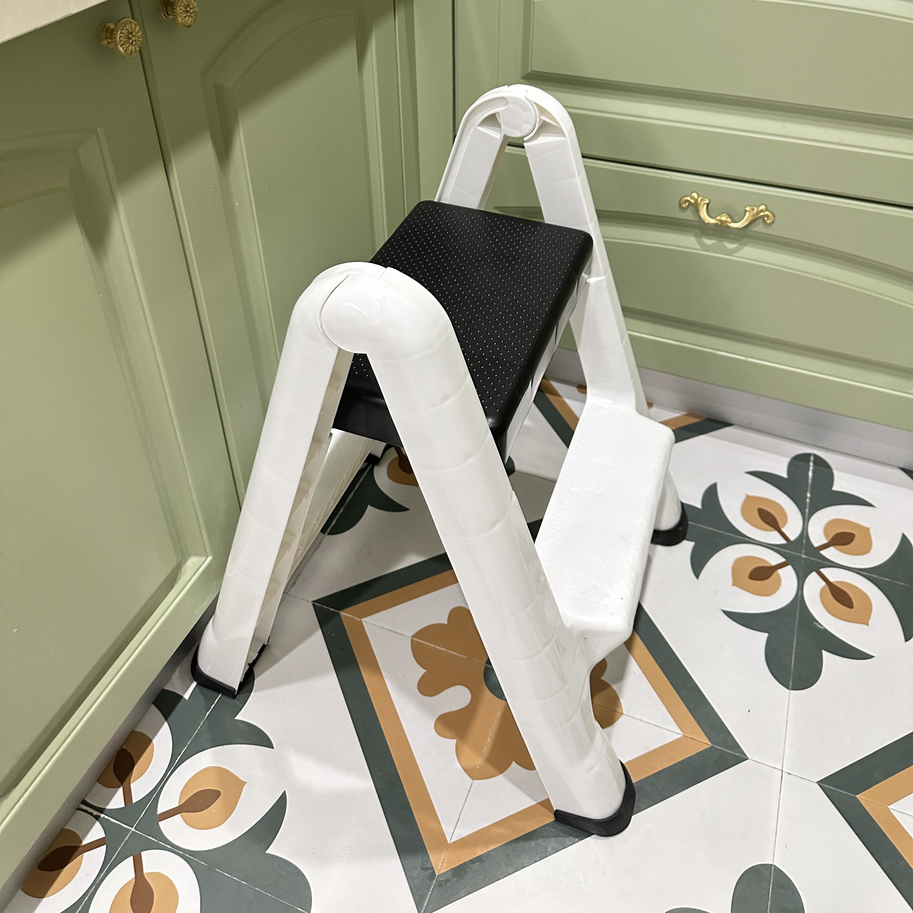 洗车凳子塑料汽车美容高低凳两二步椅登高梯台阶凳脚踏梯折叠垫脚