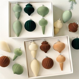 圣诞树装饰球挂件圣诞节氛围场景布置挂饰小配件套装礼盒装扮道具