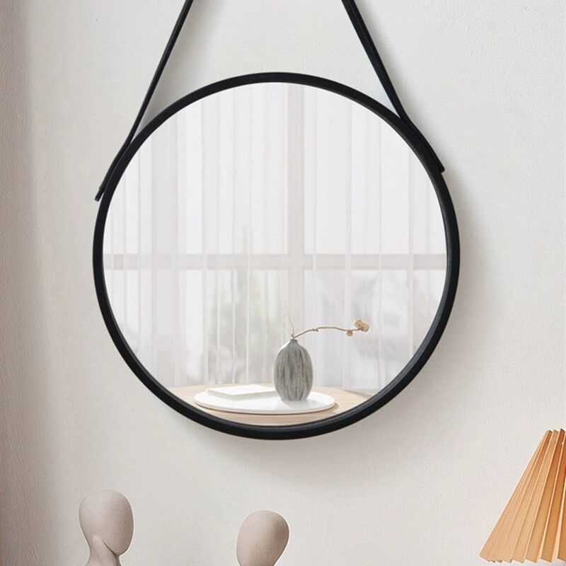 简约现代卫生间浴室卧室壁挂式梳妆镜洗漱台镜子化妆镜卫浴镜