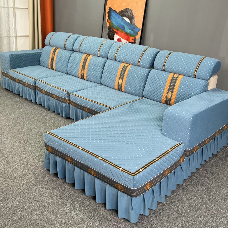 沙发套全包布艺套罩全盖沙发坐垫套定制四季通用防滑简约现代定制