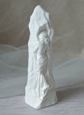 艺术石膏雕塑摆件博物馆复刻工艺品现代简约人物香薰扩香石桌面