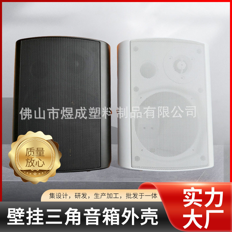 广播音箱外壳多场景壁挂三角